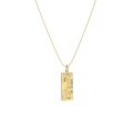 Classic Woman Boarding Ticket Necklace SN003W