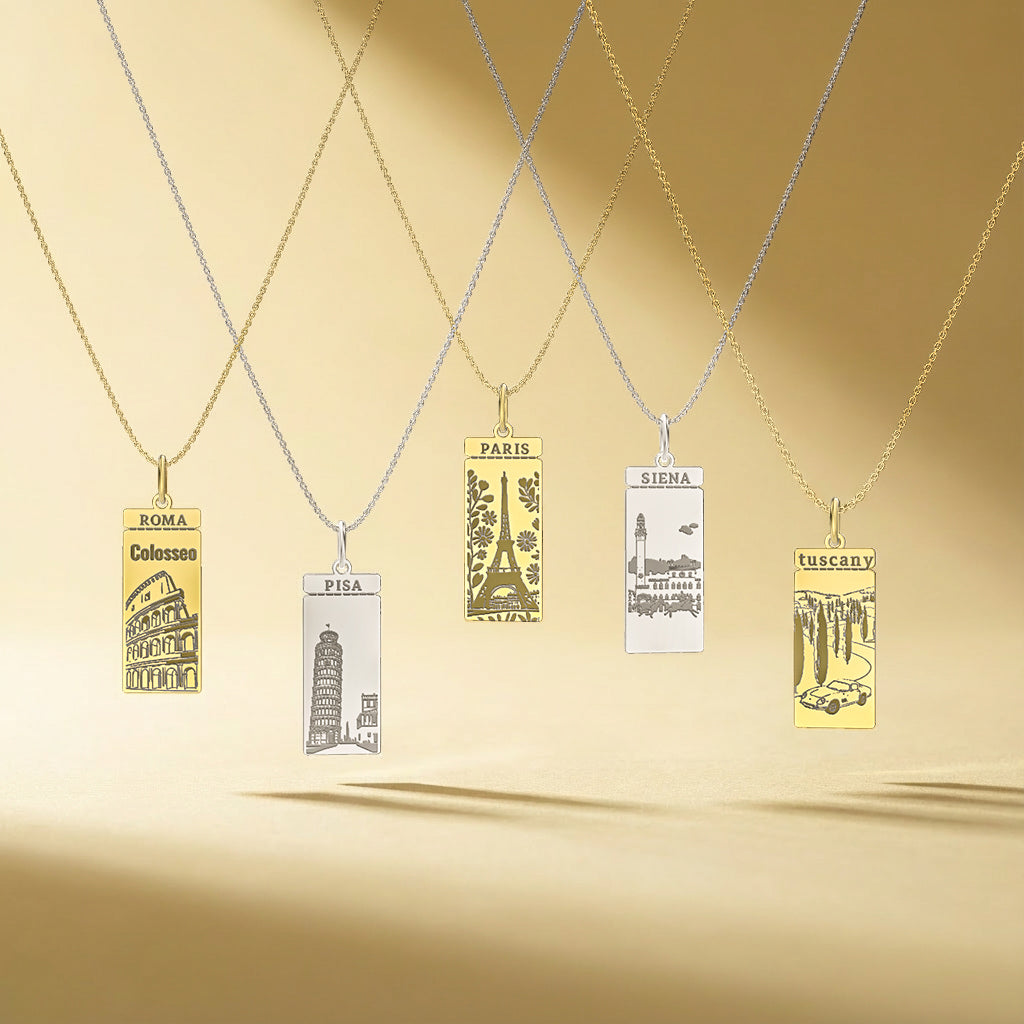 Classic Man Boarding Ticket Necklace SN003M