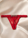 SOLUNA After Dark Personalized Crystal Thong