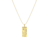Luxe Woman Boarding Ticket Necklace SN003H