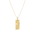 Classic Man Boarding Ticket Necklace SN003M